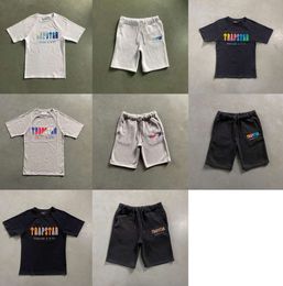 Summer Trapstar Man Designers Clothes Mens Women Short T Shirts Tracksuit Tees Or Shorts Sport T-shirt High Street Hip Hop Tracksuits Euro Size68