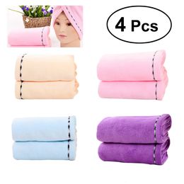 Microfiber Hair Drying Towels Fast Drying Hair Cap Long Hair Wrap Hair Towel Random different colors 231221