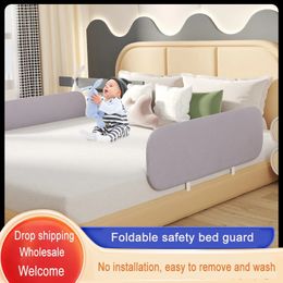 Portable Baby Bed Railing Guard Height Adjustable Safety Bed Fence Children's Crib Rail Kids Bed Protection Barrier 0.8/1.2/1.5M 231221