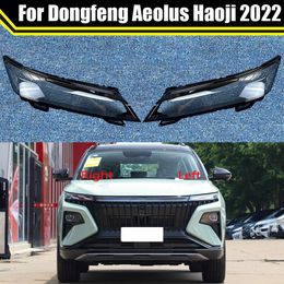 Auto Head Lamp Light Case for Dongfeng Aeolus Haoji 2022 Car Headlight Lens Cover Lampshade Glass Lampcover Caps Headlamp Shell