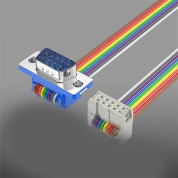 Copper serial port 2.54mm wiring terminal strip DB9 signal strip IDC strip 10 P