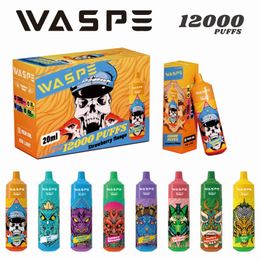 Hookha vaping waspe vape vaper 12000 12k puff bar 2% 5% e cigarette type c charging port disposable vape puff 10000 e cig pod pen