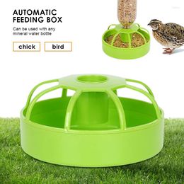 Other Bird Supplies Feeder Dual Purpose Automatic Watering Eight Grid Large Capacity Convenient Chick Parrot Feeding Box Pet