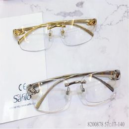 New eyeglasses frame women men 8200878 eyeglass frames eyeglasses frame clear lens glasses frame oculos with box314e