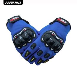 Motorcycle Gloves Breathable Full Finger Racing Hard Shell Outdoor Sports Protection Riding Cross Dirt Bike 231221