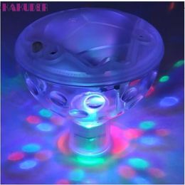 pool light Floating Underwater LED Disco Light Glow Show Swimming Pool Tub Spa Lamp lumiere disco piscine228y