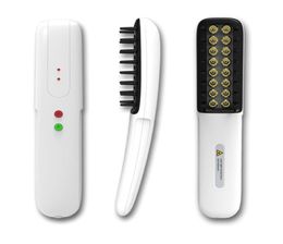 Portable low level therapy hair regrowth laser comb with 16 diodes laser for personal home use3055488