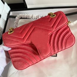 2022 High Quality Velvet Bags Handbags Women's Shoulder Bags Sylvie Handbags Wallets Chain Fashion Crossbody Bags 4434972680