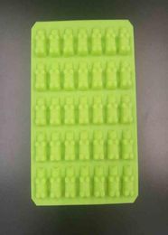 DIY 2020 Kitchen Mold Silicone Gummy Bear Molds For Chocolate Candy Molds and Ice Trays Decorating Baking Tool328h5513717