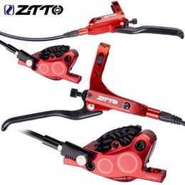 ZTTO MTB 4 Piston Bicycle Hydraulic Disc Brake M840 With Cooling Pads Oil Pressure Road Bike Rotor Callipers IS PM Mount 231221