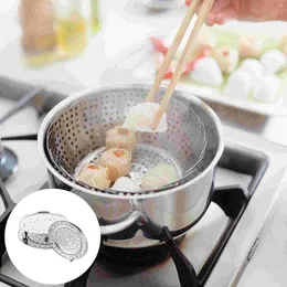 Double Boilers Steam Rack Steaming With Holes Steamed Stuffed Bun Cooker Stainless Steel Plate