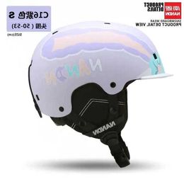 Nan'en Ski Helmet Children's Lightweight Single and Double Board Outdoor Sports Protective Equipment Hat Snow Helmet