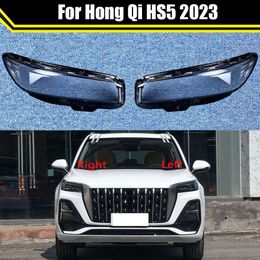 Auto Case Headlamp Caps for Hong Qi HS5 2023 Car Front Headlight Lens Cover Lampshade Lampcover Head Lamp Light Glass Shell