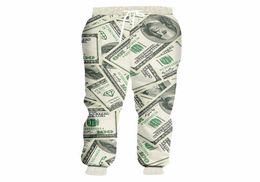 Streetwear Pants Men Women Casual Trousers Funny 3D Money Dollar Print Jogger Pants Unisex Rock Punk Hip Hop Oversize Sweatpants2139489