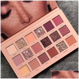 Eye Shadow 18 Colours Aromas New Nude Eyeshadow Palette Long Lasting Mti Reflective Shimmer Matte Glitter Pressed Pearls Makeup Drop De Dh6P4