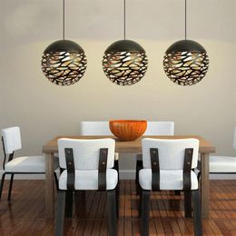 Modern Pendant Lamp Metal Pendant Light Globle Lamp With E27 Holder Cut Out Style New Style for Living Room 232i