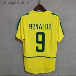 Fans Tops Tees 1998 Brasils soccer jerseys 2002 RETRO shirts Carlos Romario Ronaldinho 2004 camisa de futebol 1994 BRASILS 2006 1982 RIVALDO ADRIANO JOELINTON 1988 2