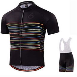 Black line cycling jersey 2019 Maillot ciclismo bike riding clothes bicycle Cycling Clothing D15289K