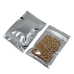 20 Sizes Aluminium Foil bags Clear for Zip Resealable Plastic Retail Lock Packaging Bag Zipper Mylar Bag Package Pouch Self Seal Gbtlg