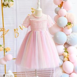 Girl Dresses Baby Girls Dress Toddler Summer Elegant With Cloak Children 2 3 4 5 6 7 8 9st Kids Princess Birthday Party Clothes