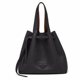 Shopping Tote Bag Large Hop Handbag Women Shoulder Bag Genuine Leather High Quality Travel Pouch Adjustable Leather Drawstring Underarm Bag Hobos Purse
