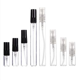 Empty Spray Bottle Plastic Travel Sub-bottle Dispenser Pump Refillable Cosmetics Fine Mist Spray Bottles 2ML 3ML 5ML 10ML Gegew