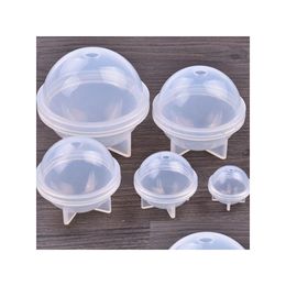 Moulds 3D Sphere Sile Mould Round Ball Mod 20Mm 30Mm 50Mm Soft For Uv Resin Craft Epoxy Art Supplies Jewellery Making Drop Deliv Dhgarden Dhpu5