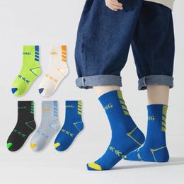 5 Pair/Lot Autumn Children Cotton Socks Boy Girl Baby Fashion Cartoon Warm Soft For Winter 3-15 Year Teens Student Kids Sock 231221