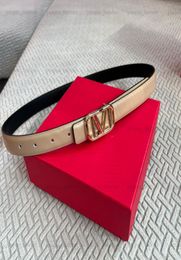 Women Leather Belt Width 25mm Designer Belts For Mens Gold Smooth Buckle Balck Red Waistband Cintura Ceintures Luxury Belt Top7547387