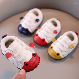 First Walkers Winter Baby Plush Shoes Sewn With Thickened Bag 0-1 Year Old Male And Female Born Walking