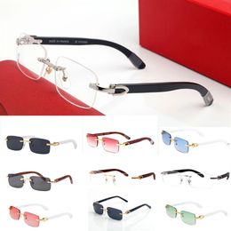 Fashion sunglasses Classic style modern beach Multi-color Driving Buffalo Horn eyeglasses protection hite millionaire wood bamboo 2948