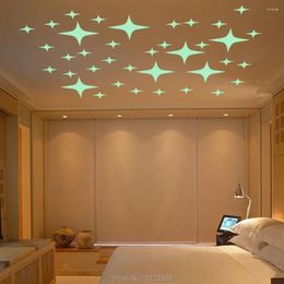 Stickers Wall Stickers Home Furnishing Decorative Luminous Sticker Lightemitting Play Stars Angel Wallpaper Children Room Ceiling Decor GS