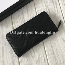 Women wallet purse genuine leather original box zipper fashion high quality whole discount278R