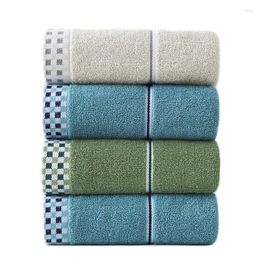 Towel 1 Piece Of Household Bath 34x75cm Cotton Face Soft Absorbent Hand Bathroom Set White Shower Towels