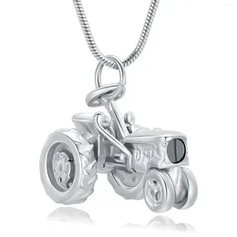 Pendant Necklaces Tractor Cremation Jewellery For Ashes Women Men Keepsake Urn Loved Ones Memorial