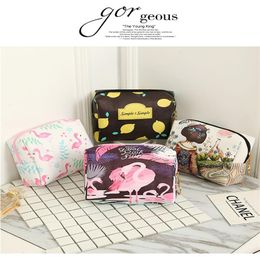 2018 Fashion High Quality Lady MakeUp Pouch Cosmetic Make Up Bag Men Clutch Hanging Toiletries Travel Kit Jewelry Organizer Casual259v