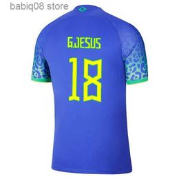 Fans Tops Tees 2022 Brazils VINI JR Soccer Jersey brasil CASEMIRO 22 23 National Team GJESUS PCOUTINHO Home Away men kids kit LPAQUETA TSILVA PELE MARCELO Football Shi