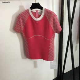 luxurious women t shirt brand clothing for summer tops fashion geometry logo High quality round neck upper garment Dec 20 hot