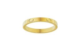 love screw ring mens rings classic luxury designer ring women Titanium steel GoldPlated Jewellery Gold Silver Rose not fade 4 5 6mm2274695