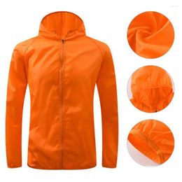 Men's Jackets Women Jacket Long Sleeve Thin Men Coat Outwear Hooded Terrific Outdoor