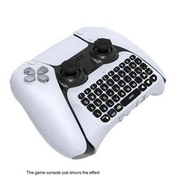 Joysticks 2023 Wireless Keyboard For Controller Bluetooth External Keyboard Chat Voice Keyboard For Playstation 5 Gamepad G220304