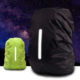 Packs Reflective Waterproof Backpack Rain Cover Outdoor Sport Night Cycling Safety Light Raincover Case Bag Camping Hiking 2575L