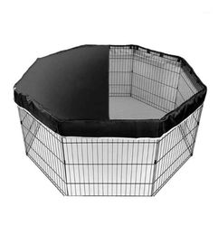 Cat CarriersCrates Houses Dog Game Fence Mesh Doghouse Shading Top Cover For Outdoors Pet Cage8484105