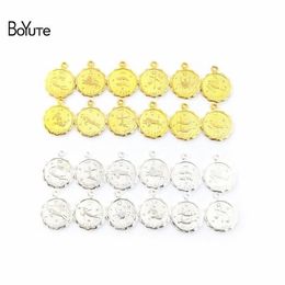 BoYuTe 12 Pieces Set 10 Sets Lot Metal Brass Mix 12MM Zodiac Charms for Jewelry Making DIY Hand Made Jewelry Accessories Parts267M