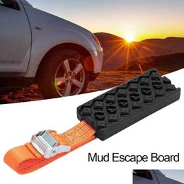 Travel Roadway Product 2Pcs Car Mud Board Sand Emergency Chain Off-Road Escape Rescue Tool Parts 1216 Drop Delivery Mobiles Motorcy Au Dhhal