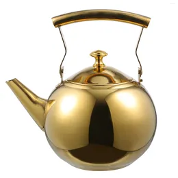 Dinnerware Sets Pot Tea Kettle Stainless Steel Stove Teapot Coffee For Home Durable Boiling Teakettle Heated Mug