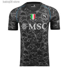 Fans Tops Tees 23 24 Maglia Napoli Soccer Jerseys Kid Kit Naples Away Champions League Football Shirt Fouth Home Third Player Version Halloween