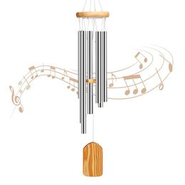 Wind Chimes Outdoor Amazing Grace Wind Chime 6 Metal Tubes Wind Chimes Outdoor Gift for Mom Family2081