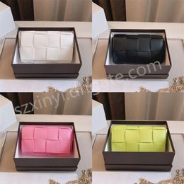 Designer Cassette Mini Belt Bag Pack Weave Fanny Knitted Waistbags Women Leather Crossbody Bags with Opp Bag 061703274w