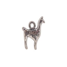 20 PCS Fashion Antiqued Silver metal cute Alpaca Charms #92256275c